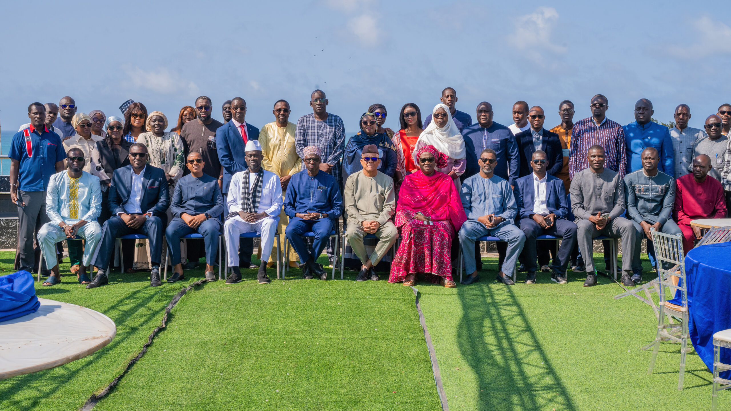 L'équipe du PNLP et ses partenaires réunis à Dakar